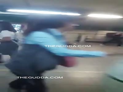Cop Gets Knocked The Fuck Out Shooting A Fair 1v1!