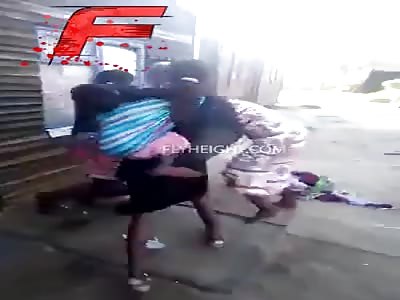African Baby Mamas Fight And No One Minds The Kids!