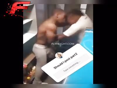 Two Men Caught On Video Fighting Like Girls In Jail!