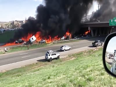 Aftermath of an Awful Accident in Colorado