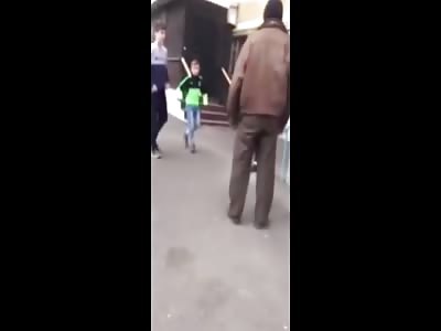 Russian Teens Beat Homeless Man for Fun