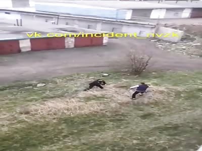 Knife-Wielding Man Shot By Russian Policeman