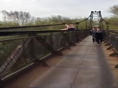 What Really Happens When You Jump Off a Bridge