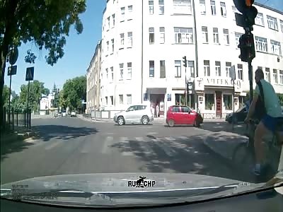 Car Owner Doesn't Give a Fuck About Pedestrians
