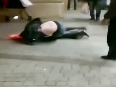 The beating of a transgender in the St. Petersburg subway