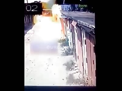 Boom! Sudden Home Explosion Takes Out Pedestrian