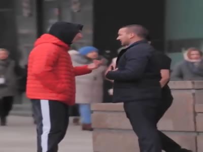 Prick headbutts security guard for his Youtube channel