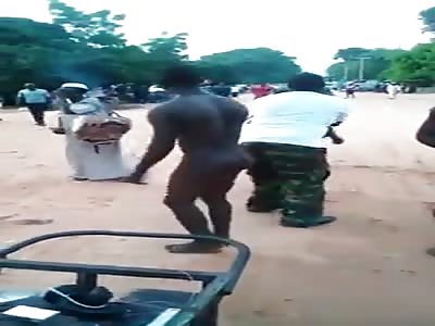 Thieves forced dancing naked