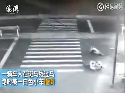 Chinese biker dead after 3 times ran over
