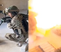 Soldier Blows Himself Up While Shooting a Grenade Launcher