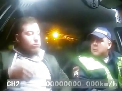 Drunk driver eats his license