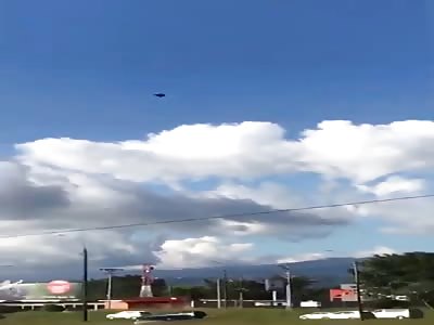 Clear UFO over Costa Rica