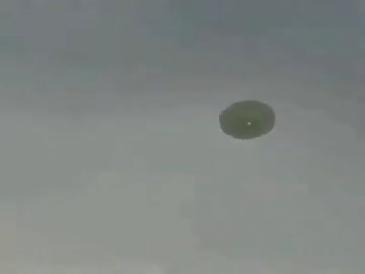 UFO over Nevada shot at