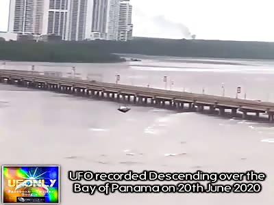 UFO landing in Panama