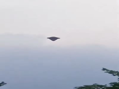 Huge UFO over Mexico