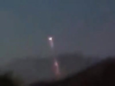 UFO Fires Laser Beams...