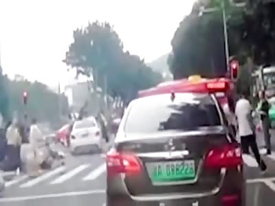 woman driver injured 13 