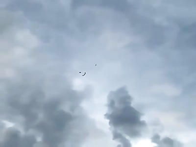 Paraglider Makes Not So Graceful Landing