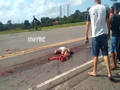 Road Accident Leaves Man Shredded