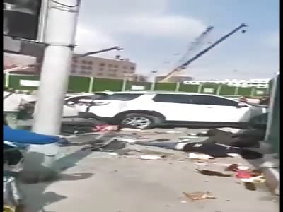 Damn. Accident in Shangai Leaves 2 Dead and 12 Injured