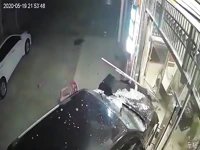 Woman Crushed Between Car and Door of Salon