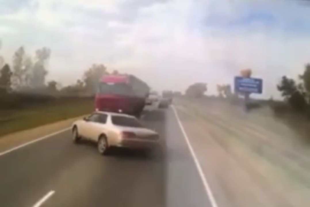 Instant Death on Russian Highway