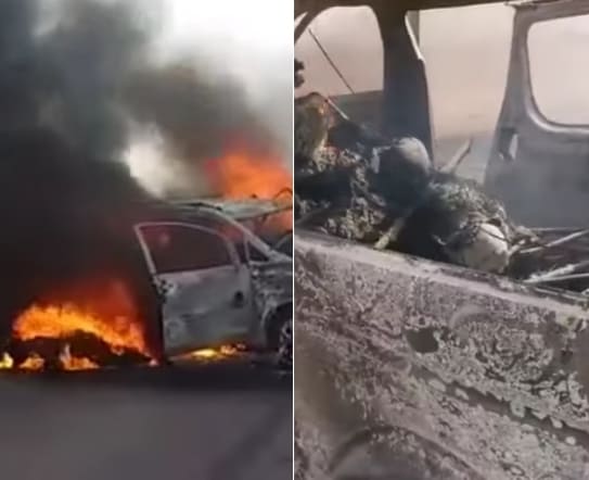 Brutal Accident On Road in Yemen