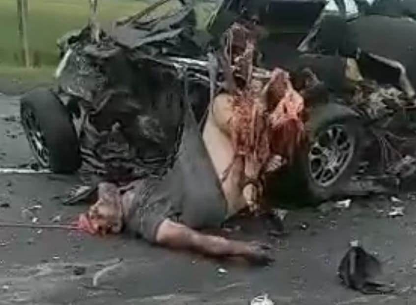 Gruesome Aftermath Of Accident In Russia