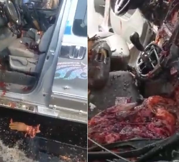 Iraq: Aftermath Of Motorcycle Bomb Attack (Several Angles)