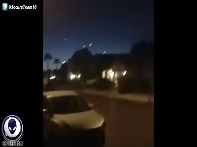 Alien Portal Opens Near Volcano - Mass UFO Sighting Over Cali Skies