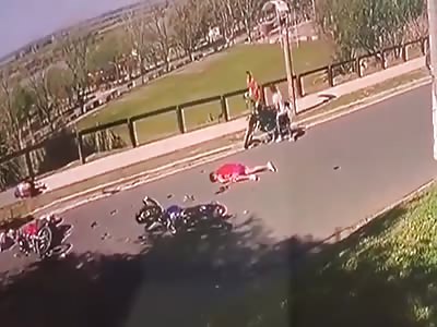 Two Motorcycle crash in Argentina