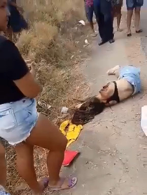 Female Biker Ends Up Twisted and Mangled