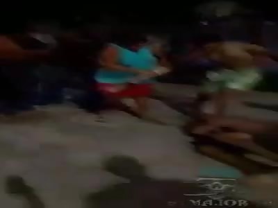 thief brutally beaten Manaus