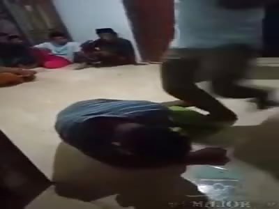 thief punished inside home