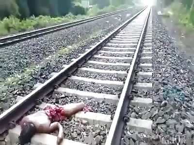 dead woman in train wreck