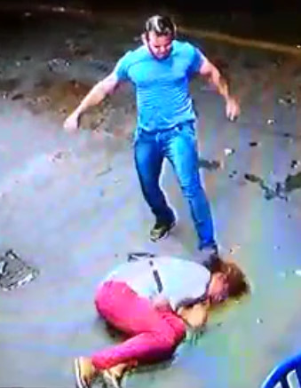 Scumbag Viciously Attacks a Woman in GoiÃ¡s