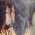 Rihanna and Her Homegirl Getting Freaky While Smoking Weed
