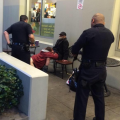 WTMF?!?!? Cops Bust Homeless Guy Getting a Blowjob outside of a Subway