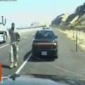Guy in Military Fatigues Gets out of Car and Unloads on a Cop in This Shocking Video