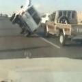 ARAB MAN FACEPLANTS ON THE HIGHWAY IN STUNT GONE WRONG