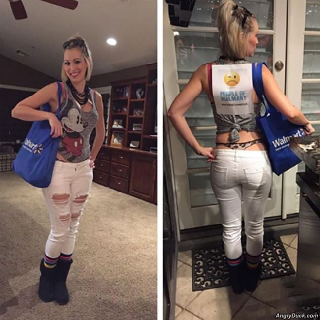 White Trash Thong Out People of Walmart Costume 