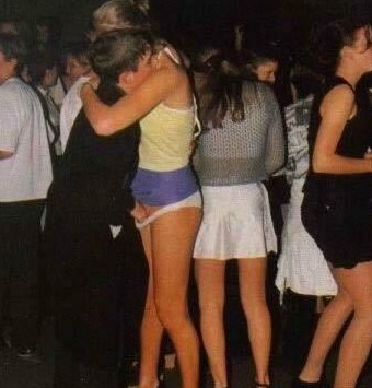 Real Picture of Guy with His Hand up GF's Panties at Dance Party with Plenty More Pictures at Link