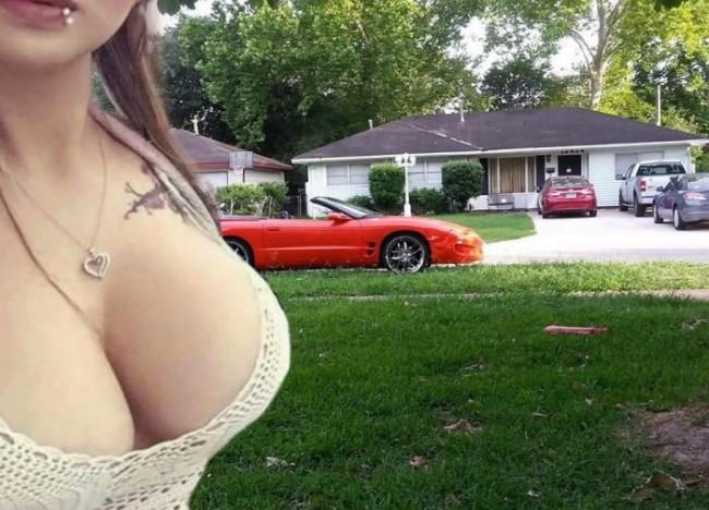 Cool Car? Or Nice Tits? 
