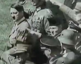 EXCLUSIVE Never Before Seen Footage of Hitler Punched in the Face by Nazi Salute