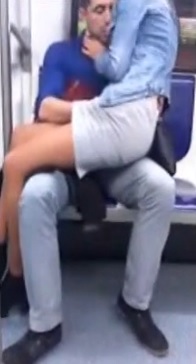 Hot Girl gets Groped in the Metro wearing that Little Skirt 