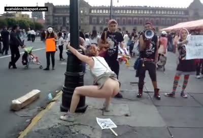 Woman Protests in the Most Disgusting Way Imaginable 