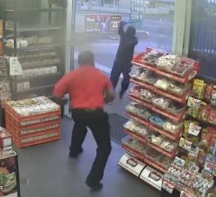 Gas Station Clerk Kills Attacker with Ease