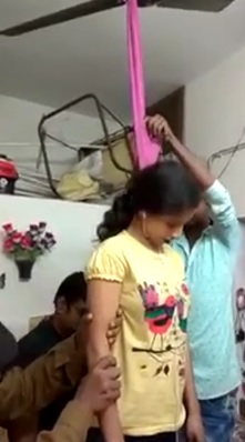Pretty Indian student hung herself after she Failed Exams