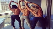 Ladies decide to Get Sweaty and Do Yoga Naked this Morning 
