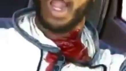 Thug Shot in the Neck While FB Live Streaming